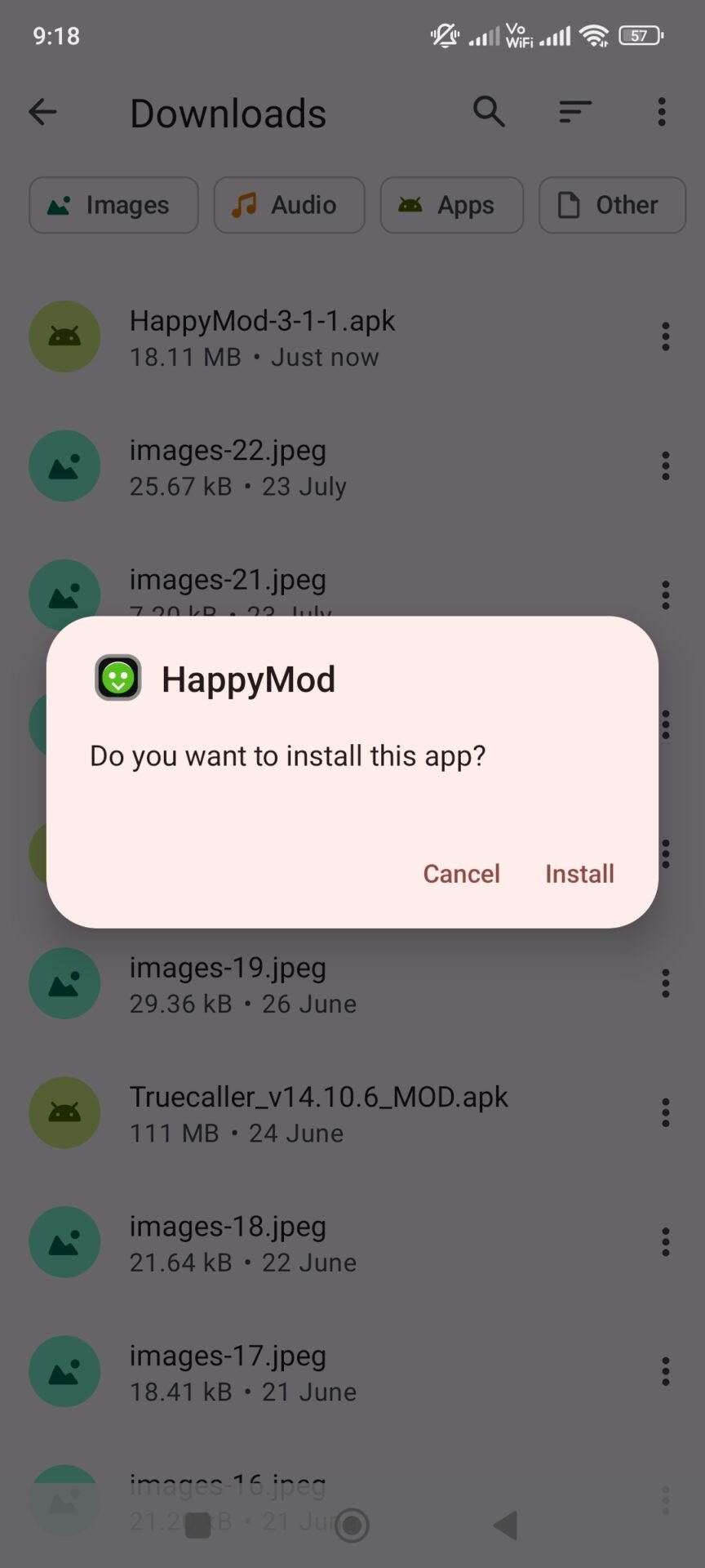 Download and Install HappyMod